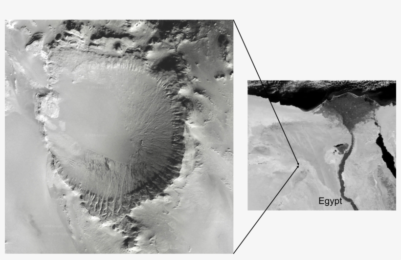 A Prospective Impact Crater - Posterazzi Satellite View Of Cairo, Egypt,, transparent png #2648483