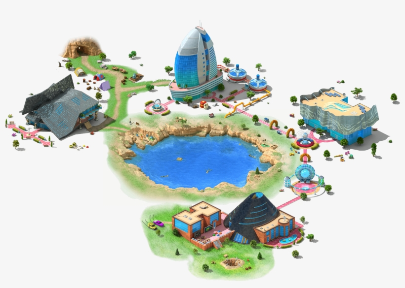 Mysterious Crater Area - Tabletop Game, transparent png #2648511