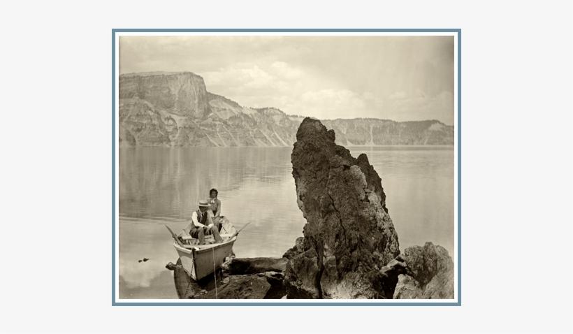 Fine Art Prints Of Historical Photos From Oregon's - Wizard Island, transparent png #2648557