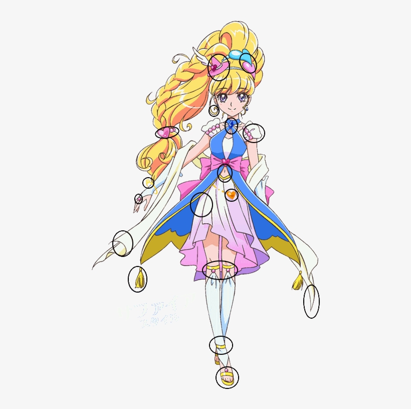 Mahou Tsukai Design Help Miracle Sapphire - Mahou Tsukai Precure Cure Miracle Sapphire, transparent png #2649026