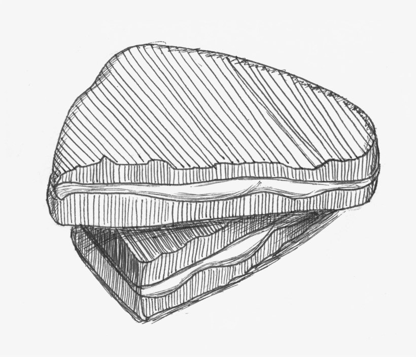 Emma Margulies Grilled Cheese 4 22 - Black And White Grilled Cheese, transparent png #2649371