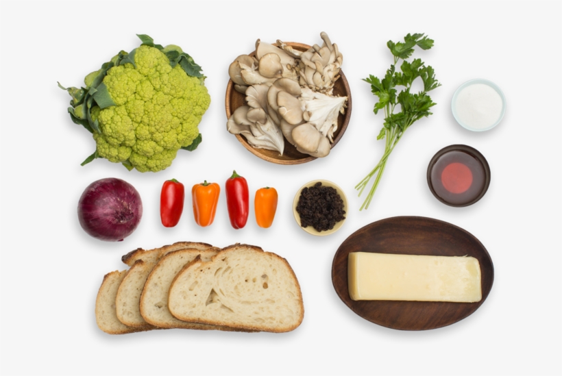 Mushroom & Fontina Grilled Cheese Sandwiches With Sweet - Roasting, transparent png #2649467