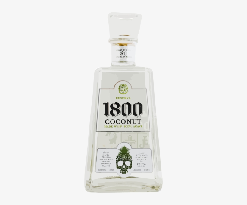 1800 Coconut Tequila - 1800 Coconut Tequila Bottle, transparent png #2649647