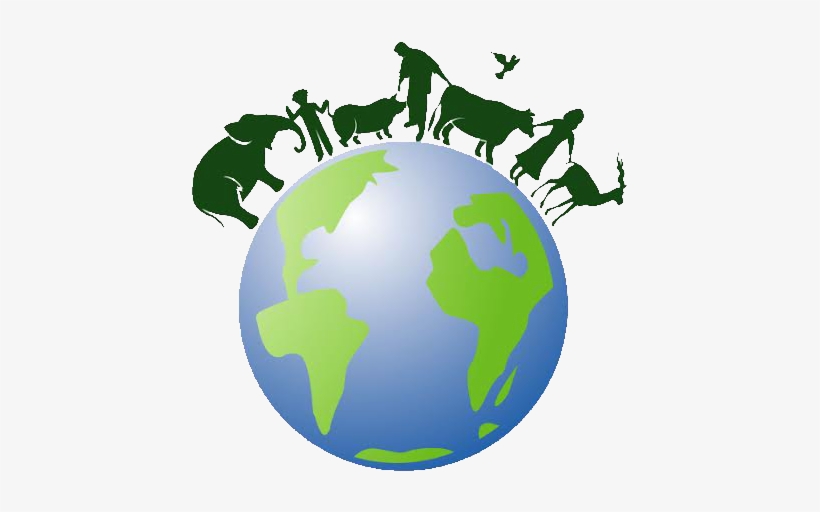 Vegan Peace - People Walking On Earth, transparent png #2649813