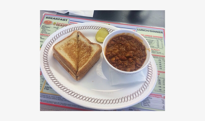 Grilled Cheese & Cup Of Chili - Cheese Sandwich, transparent png #2650063