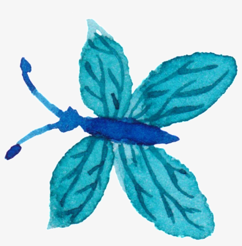 Mariposa Adorno Png Para Acuarela Volando - My Notebook: Unlined Notebook - Large (8.5 X 11 Inches), transparent png #2651428