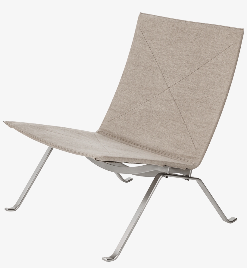 Pk22 Lounge Chair Poul Kjærholm Canvas - Pk 22 Stol, transparent png #2651626