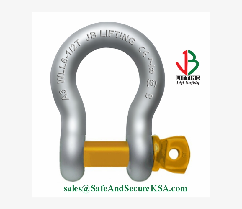 Shackle Anchor Bow Omega Shaped With Screw Pin - Shackle, transparent png #2651766