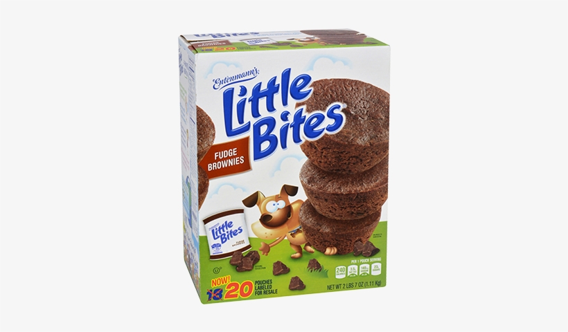 Little Bites® Fudge Brownies Big Pack 20 Count - Little Bites Muffins, transparent png #2652420