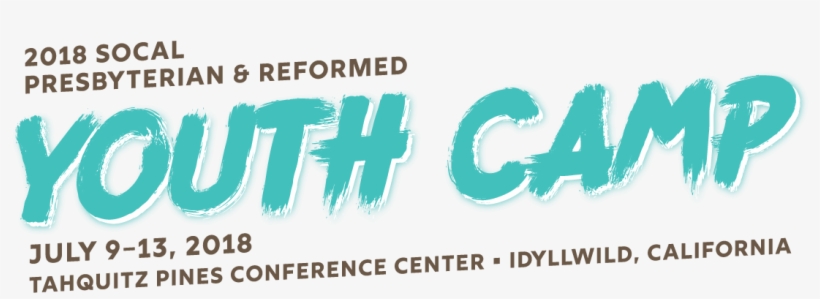 2018 Youth Camp Letter Logo - Grace Presbyterian Church, transparent png #2652563