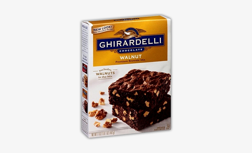 Everybody Loves Brownies - Ghirardelli Caramel Turtle Brownie Mix 18.5 Oz, transparent png #2652566