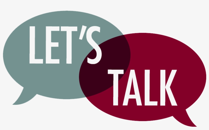 Let's Talk - Let's Talk Speech Bubble, transparent png #2653473