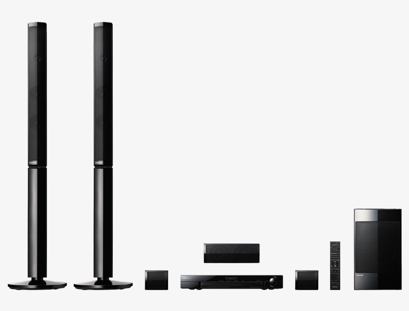 Home Theater / Speaker Bar - Home Theater Pioneer Blue Ray, transparent png #2653497