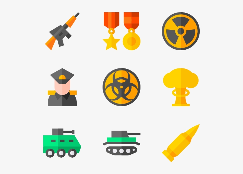 Military 50 Icons - Military, transparent png #2653516