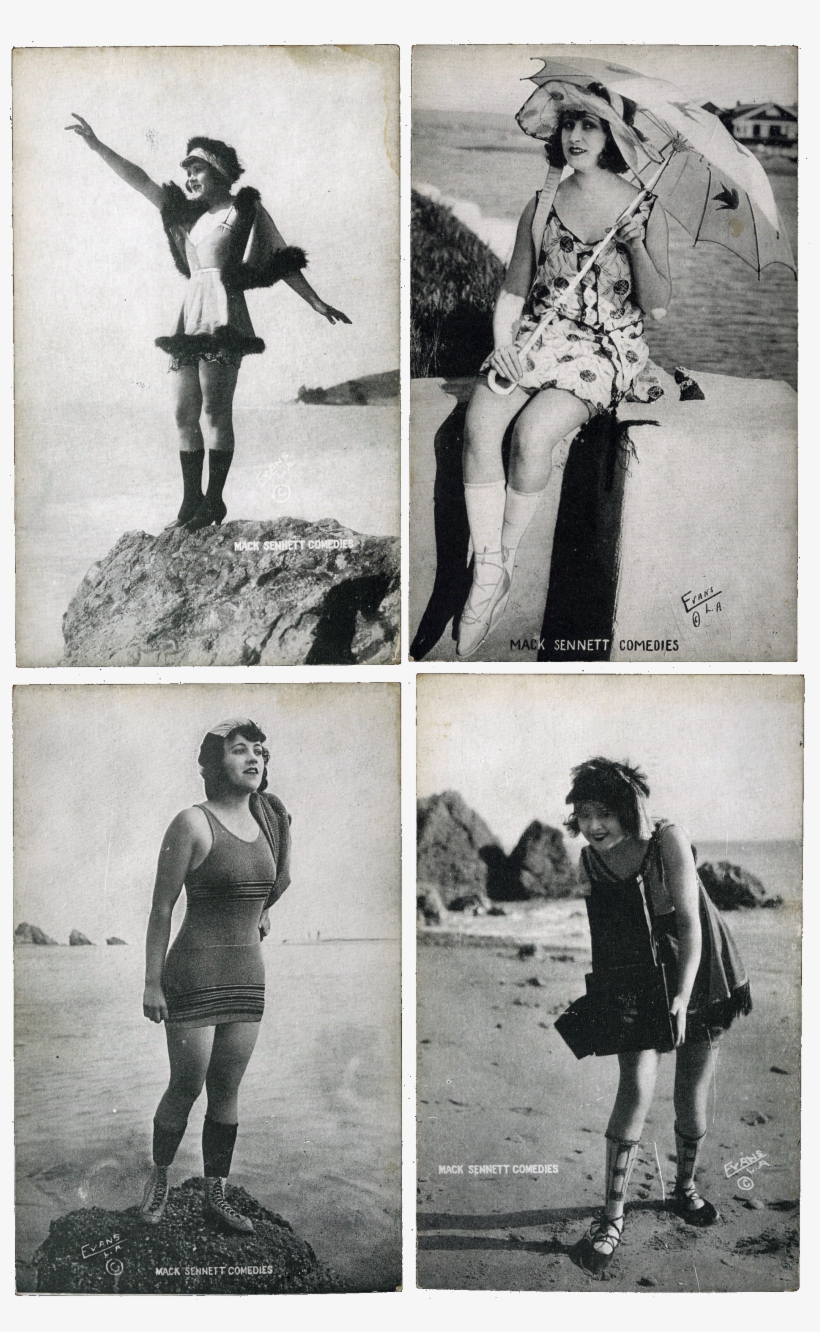 Mack Sennett Bathing Beauties 2 - Myrtle Lind (1901-1966) Namerican Actress Holding A, transparent png #2653994