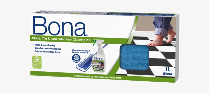 Stone Tile Laminate Cleaning Kit - Bona Bina - Stone, Tile - And Laminate - Floor Cleaning, transparent png #2654731