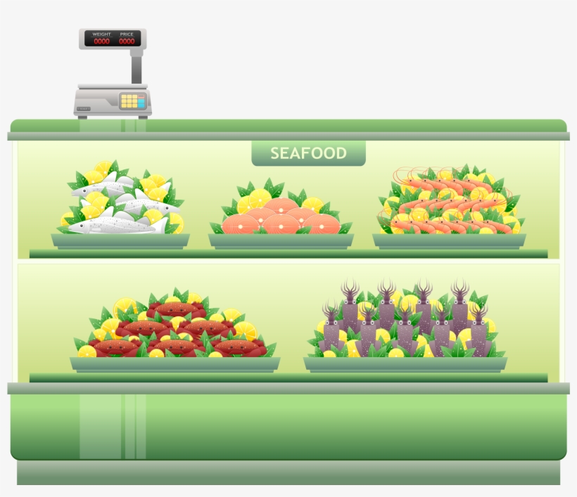 This Free Icons Png Design Of Supermarket Seafood Counter, transparent png #2655192