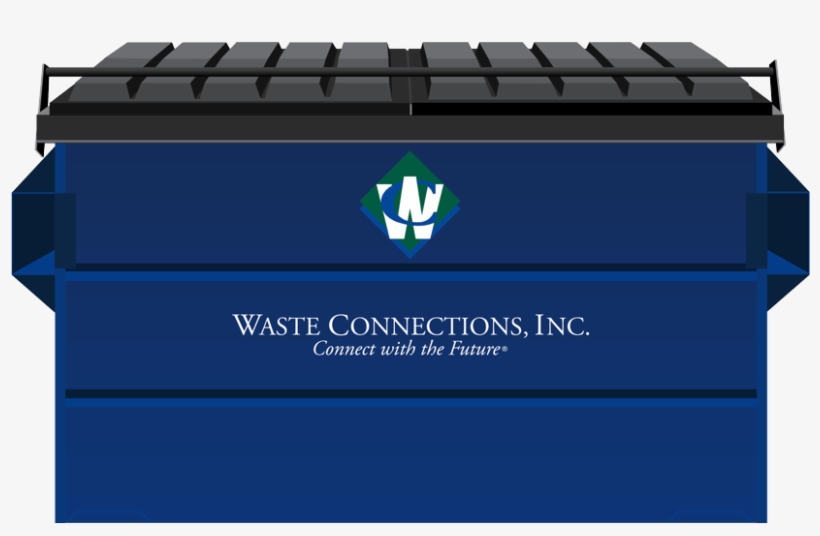Front Load Sizes - Waste Connections Dumpster, transparent png #2655193