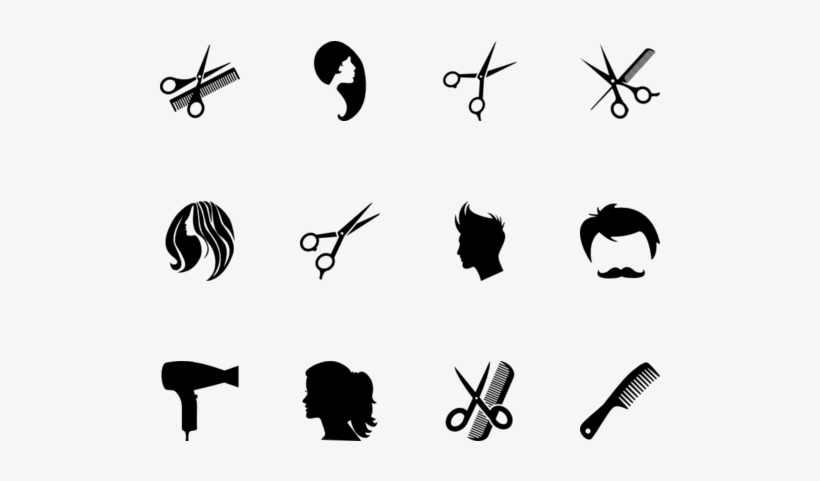 Beauty Parlour Comb Designer Transprent Png Free - Salon Vector Icon Png, transparent png #2655195