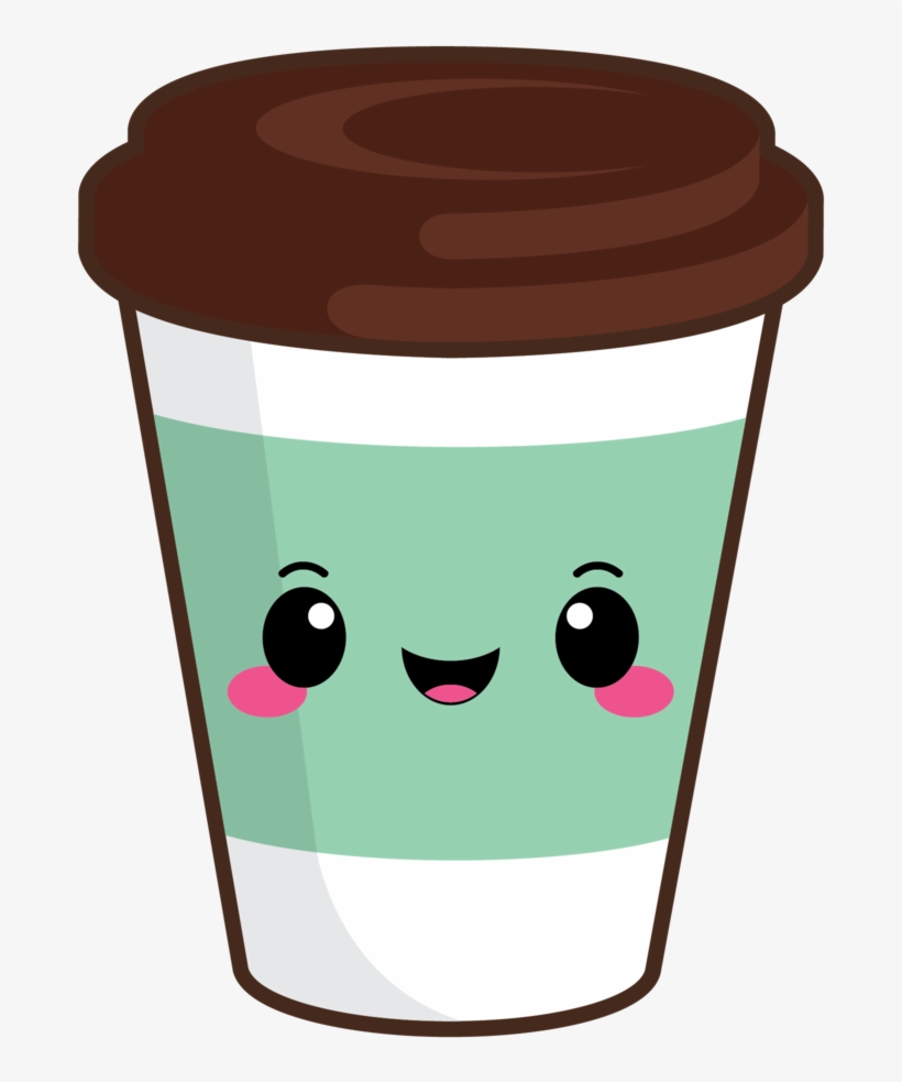 Cute Coffee To Go Green Coffee Emoji Free Transparent PNG Download