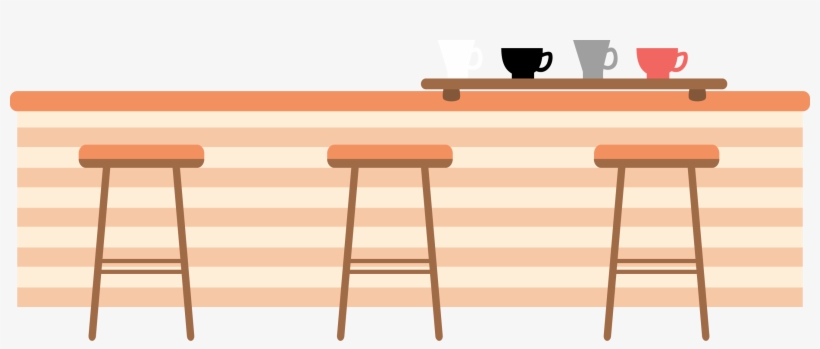 Png Black And White Library Bar Vector Counter - Bar, transparent png #2655659