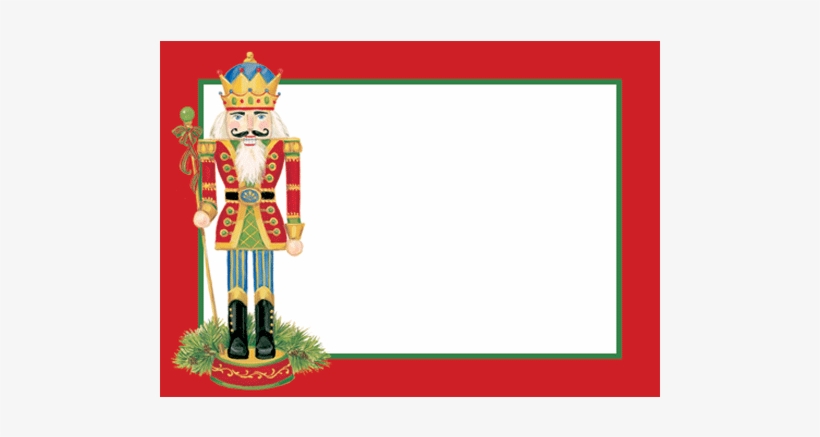 Nutcracker Labels - Caspari Nutcracker Suite Ivory Guest Towel 15pk, transparent png #2656319
