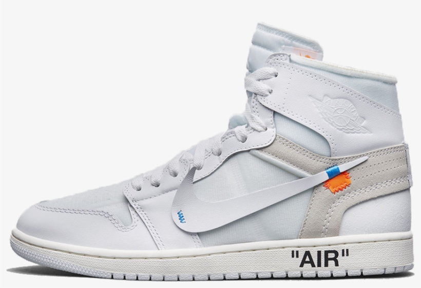 Off-white X Air Jordan 1 Retro "white" - Nike Jordan 1 White X Off White, transparent png #2657419