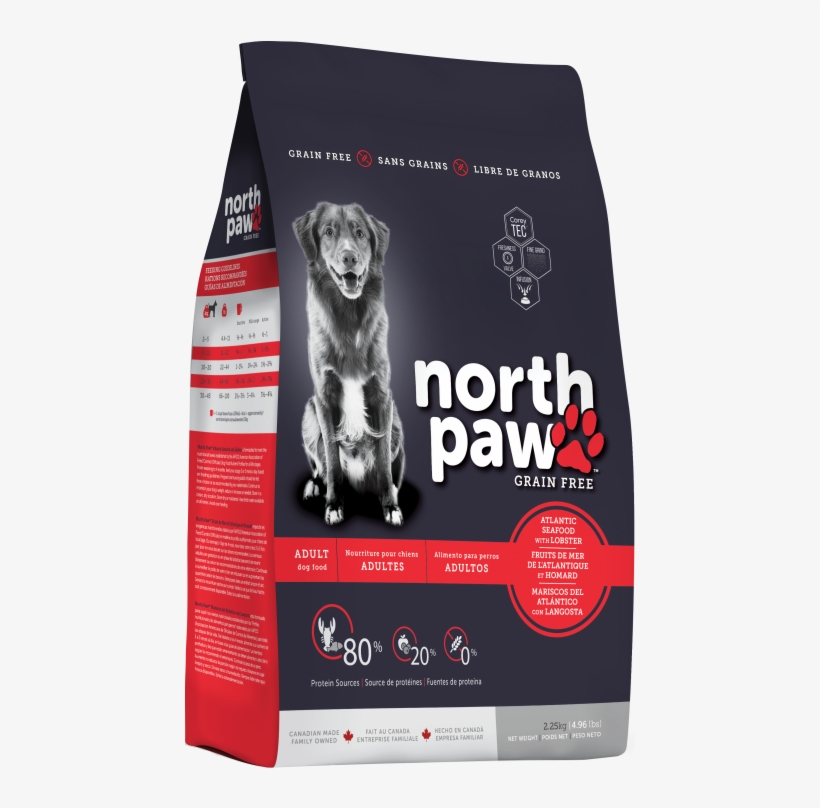 North Paw Atlantic Seafood With Lobster - North Paw Grain Free Puppy - 2.72 Kg, transparent png #2657423