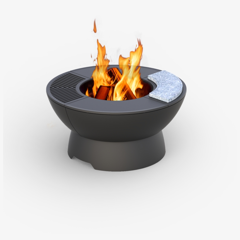 Fire Pits Stickers Muraux Deco Feu Ref 11057 Dimensions 90x90cm