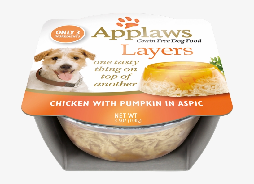 Dog Layers Chicken With Pumpkin In Aspic - Applaws Limited Ingredient Layer Chicken With Lamb, transparent png #2657564