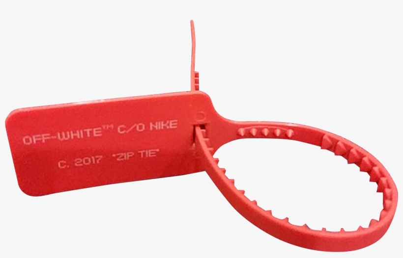 By Locking An Object With A Non-return Cable Tie You - Cable Ties Off White, transparent png #2657668