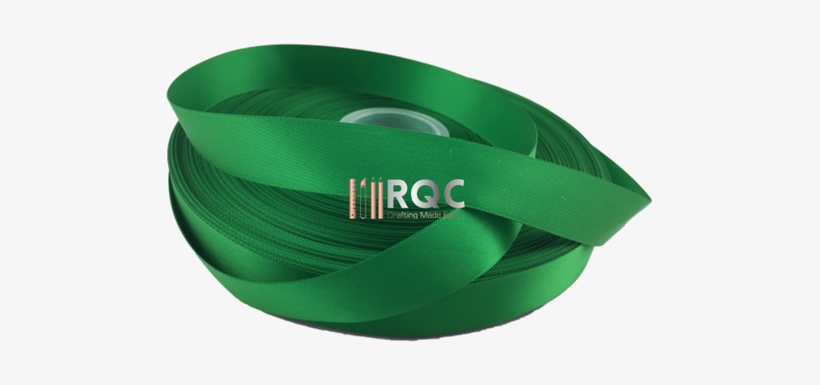 Emerald Green Satin Ribbons 7/8" - Belt, transparent png #2657947