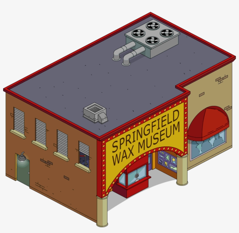 Tapped Out Springfield Wax Museum - Simpsons Springfield Wax Museum, transparent png #2658017
