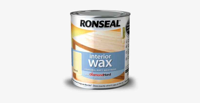 Interior Wax - Ronseal Wood Wax, transparent png #2658312