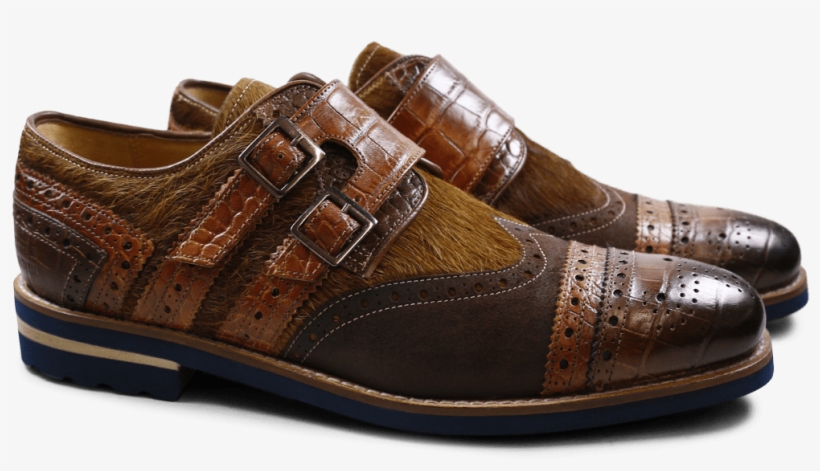 Monks Phil 12 Big Croco Kudu Wax Hair On Chocolate - Melvin & Hamilton Phil Mocassins, Homme, Taille:, transparent png #2658580