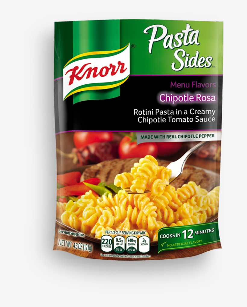 Knorr Pasta Side Dish Chipotle Rosa 4.3 Oz, transparent png #2659580
