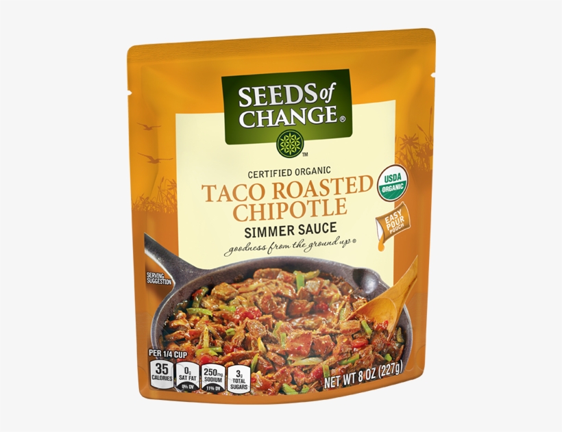 Taco Roasted Chipotle Simmer Sauce - Seeds Of Change Quinoa, transparent png #2659602