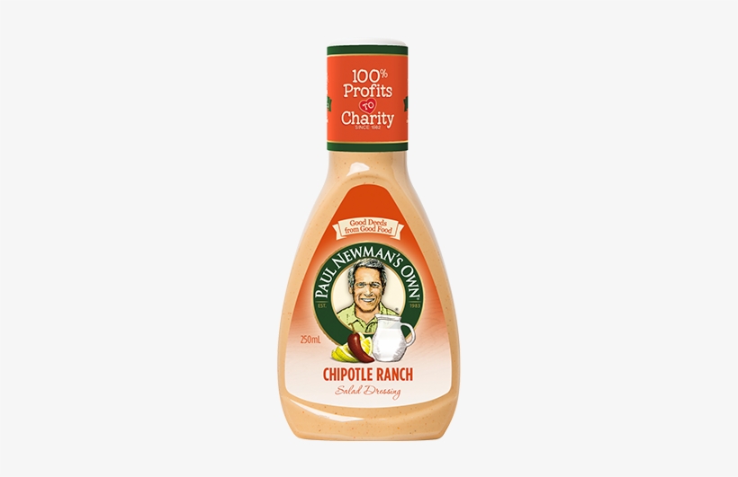 Chipotle Ranch Dressing 250ml - Paul Newman's Honey & Apple Cider Salad Dressing, transparent png #2659832