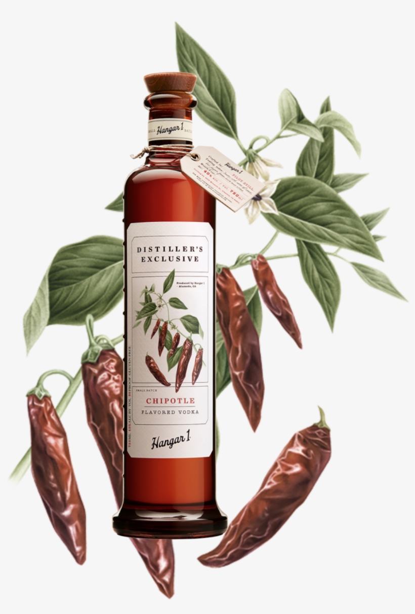 Distiller's Exclusive Hangar 1 Chipotle Vodka - Liquor, transparent png #2659858