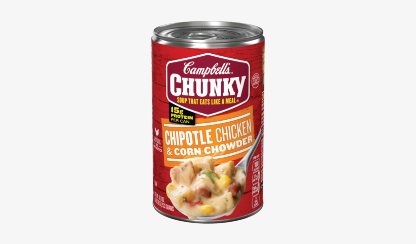 Chipotle Chicken & Corn Chowder - Campbell's Chunky Chicken Noodle Soup, transparent png #2660045