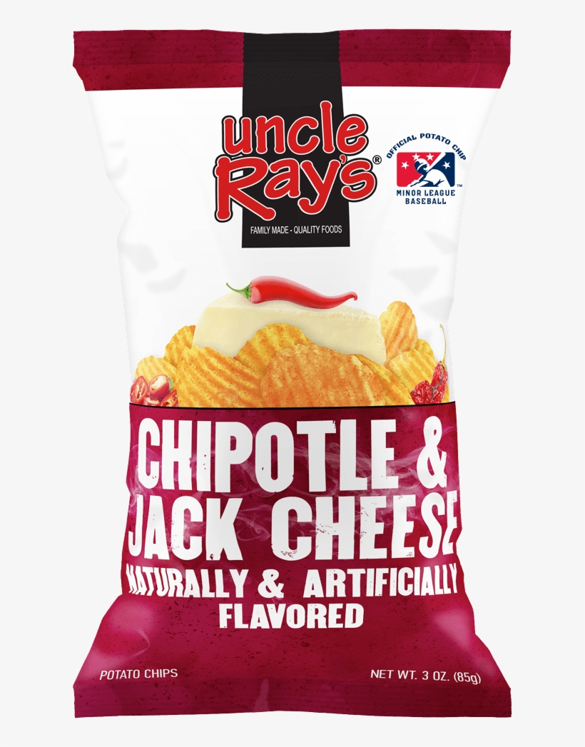 Uncle Rays Barbecue Stickered Potato Chip - 4.5 Oz., transparent png #2660064