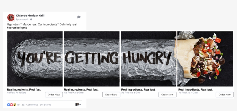 Fb Carousel Brand Getting Hungry 2 - Facebook, transparent png #2660067