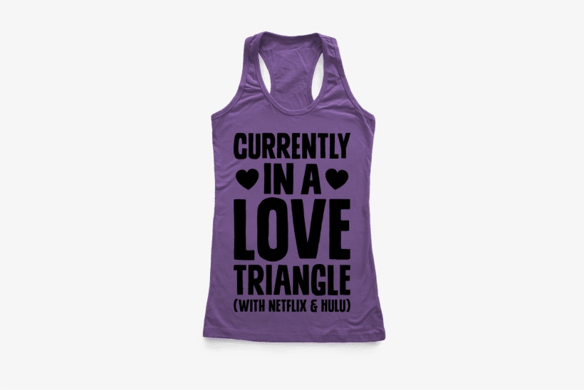 Love Triangle Racerback Tank Top - Bachelorette Tank Tops, transparent png #2660127