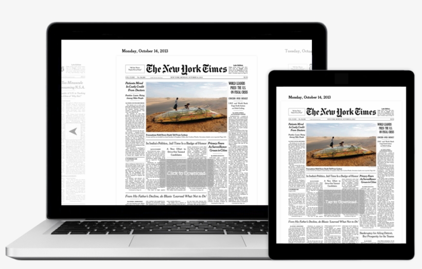 New York Times Website, transparent png #2660391