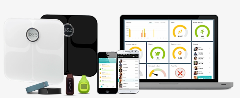 Fitbit - Fitbit Aria Wi-fi Smart Scale Black, transparent png #2661000