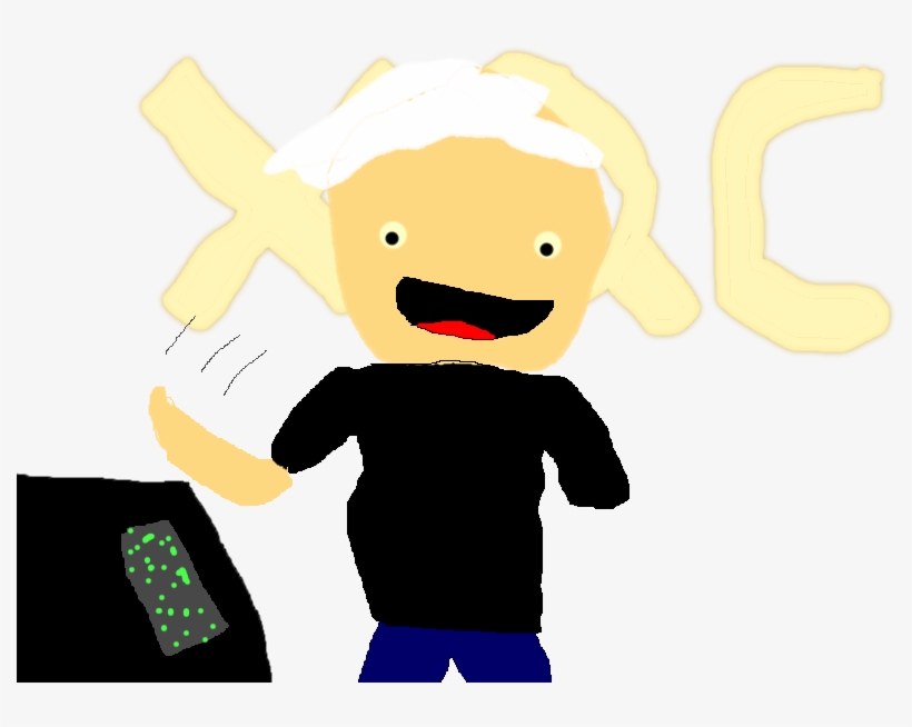 Took Me A Challenge Xqc Fan Art In 10 Mins - Cartoon, transparent png #2661109