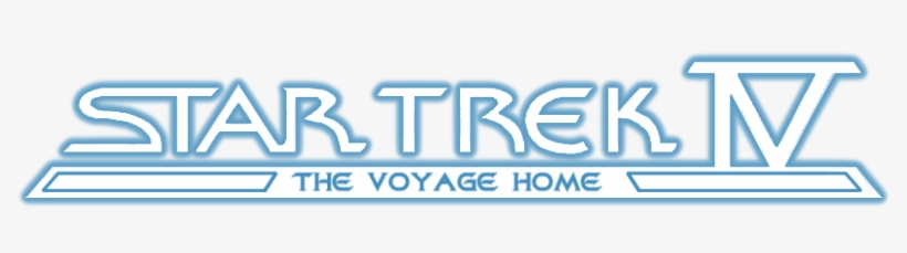 Star Trek Iv - Star Trek Iv The Voyage Home Logo, transparent png #2661482