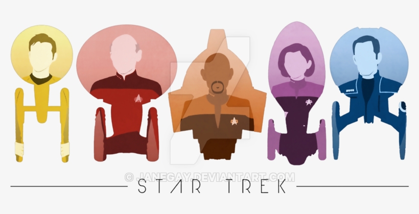 Clipart Freeuse Stock The Captains By Janegay On Deviantart - Star Trek Clipart Png, transparent png #2661546