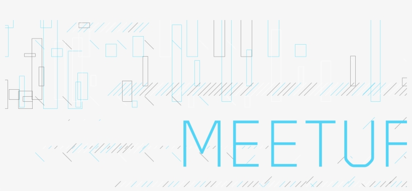 The Word Meetup In Capital Letters On A White Background - Pattern, transparent png #2662895