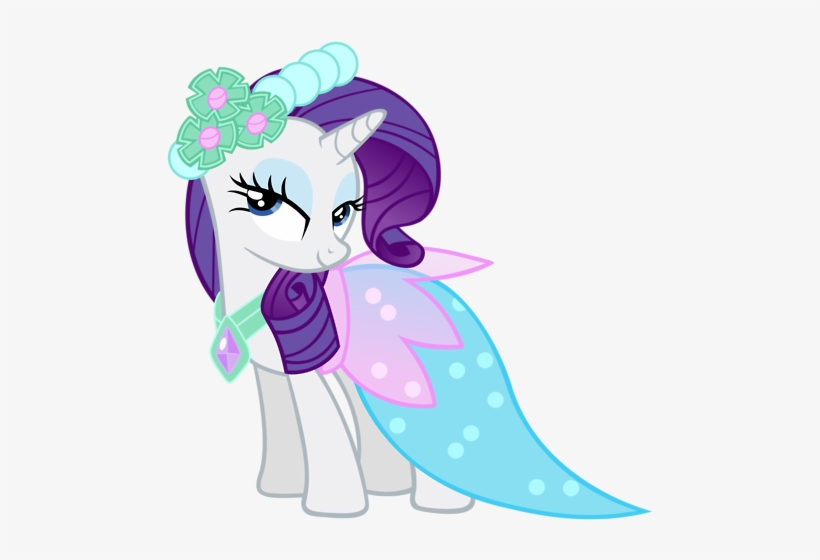 Fanmade Rarity Royal Wedding Outfit - My Little Pony Rarity Dress, transparent png #2663340